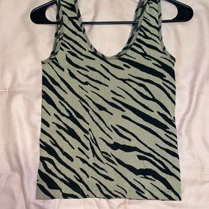 Animal print tank top size small/medium